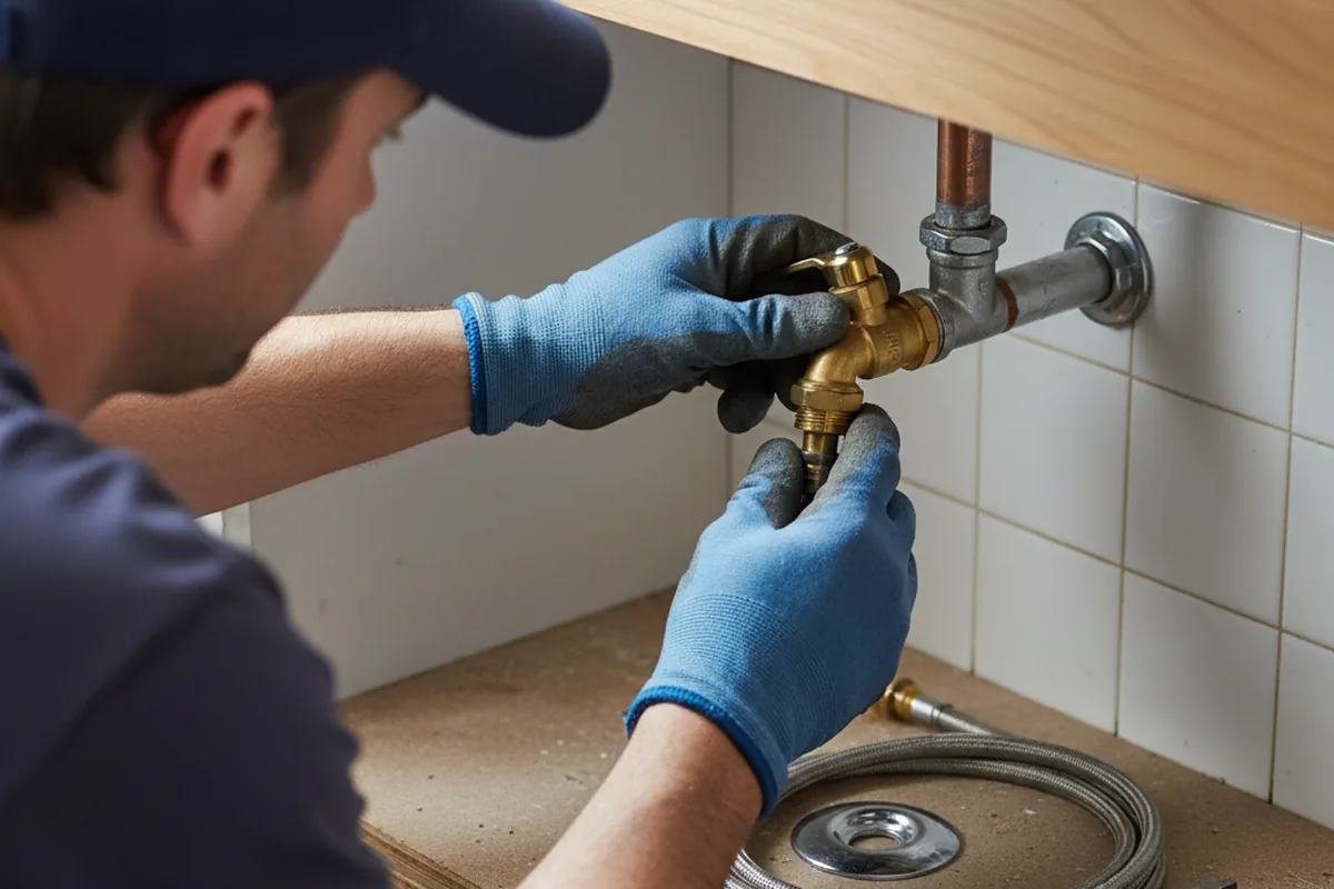 Shutoff valve and fitting work during Well Pump Repair in Enumclaw